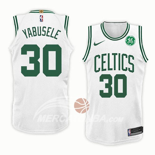 Maglia NBA Boston Celtics Guerschon Yabusele Association 2018 Bianco